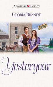 Cover of: Yesteryear | Gloria Brandt