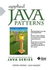 Cover of: Applied Java patterns by Stephen Stelting