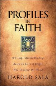 Cover of: Profiles in faith: 100 lessons from people who made a difference