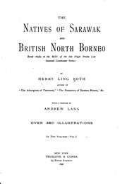 Cover of: The Natives of Sarawak and British North Borneo: Based Chiefly on the Mss ...