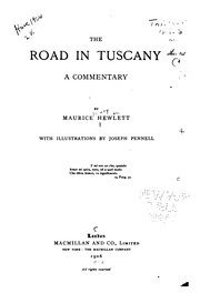 Cover of: The Road in Tuscany: A Commentary