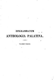 Cover of: Epigrammatum Anthologia Palatina