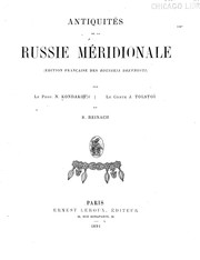 Cover of: Antiquités de la Russie méridionale by Tolstoĭ, I. graf