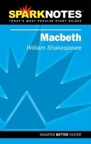 Spark Notes Macbeth by Spark Publishing, SparkNotes, SparkNotes Staff