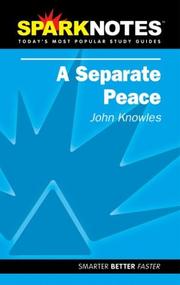 Cover of: Spark Notes A Separate Peace