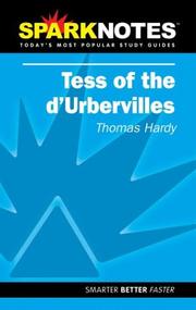 Cover of: Spark Notes Tess of d'Ubervilles