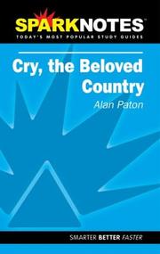 Cover of: Spark Notes Cry, The Beloved Country