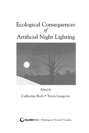 Cover of: Ecological consequences of artificial night lighting | 