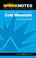 Cover of: Spark Notes Cold Mountain