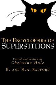 The Encyclopedia of Superstitions by Edwin Radford, Mona A. Radford