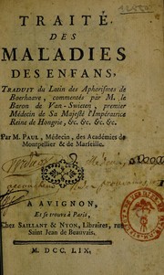 Cover of: Traité des maladies des enfans