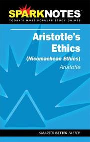 Cover of: Aristotle's Ethics (SparkNotes Literature Guide) (SparkNotes Literature Guides)