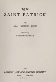 Cover of: My Saint Patrick | Alan Michael Buck