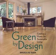 Cover of: Green By Design by Angela Dean