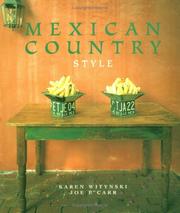 Cover of: Mexican Country Style, pb by Joe P. Carr, Karen Witynski