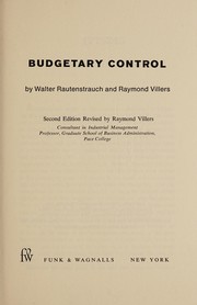 Cover of: Budgetary control | Rautenstrauch, Walter