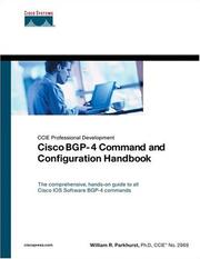 Cover of: Cisco BGP-4 Command & Configuration Handbook