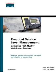 Cover of: Practical service level management by John McConnell