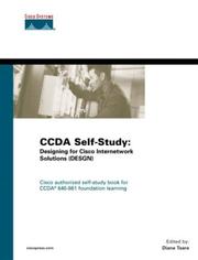 Cover of: CCDA Self-Study: Designing for Cisco Internetwork Solutions (DESGN) 640-861, First Edition