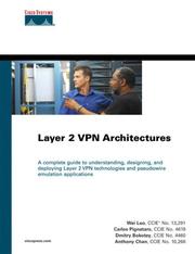 Cover of: Layer 2 VPN architectures