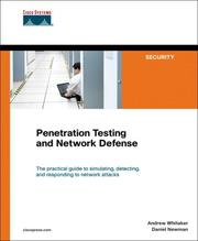 Cover of: Penetration Testing and Network Defense (Networking Technology)