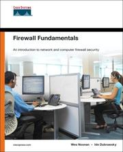 Cover of: Firewall Fundamentals | Wes Noonan