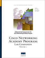 Cover of: Lab Companion, Volume I (Cisco Networking Academy) by Jim Lorenz, Jim Lorenz