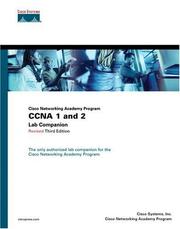 Cover of: Cisco Networking Academy Program: CCNA 1 and 2 lab companion