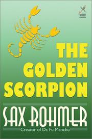 Cover of: The Golden Scorpion by Sax Rohmer
