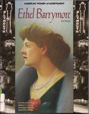 Cover of: Ethel Barrymore | Alex Thorleifson