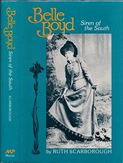 Cover of: Belle Boyd, siren of the South