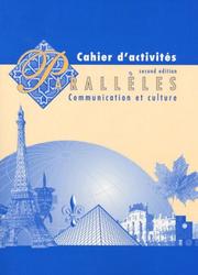 Cover of: Paralleles: Cahier D'Activites : Communication Et Culture
