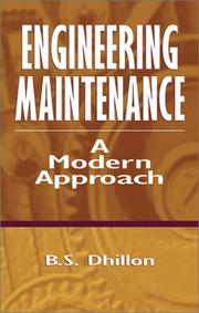 Cover of: Engineering Maintenance: A Modern Approach