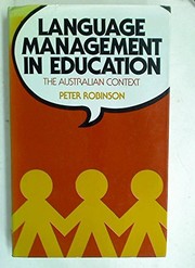 Cover of: Language management in education | W. P. Robinson