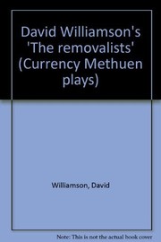 Cover of: David Williamson's 'The removalists'