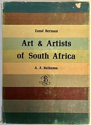 Cover of: Art & artists of South Africa by Esmé Berman