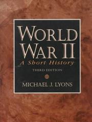 Cover of: World War II by Michael J. Lyons