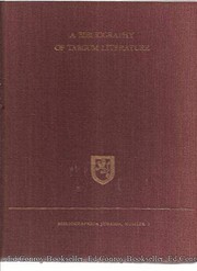 Cover of: A bibliography of Targum literature.