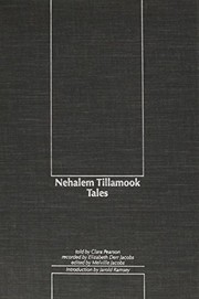Nehalem Tillamook tales by Clara Pearson