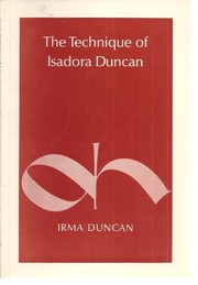 Cover of: The technique of Isadora Duncan. | Irma Duncan
