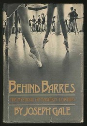 Cover of: Behind barres | Joseph Gale