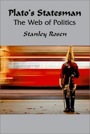 Cover of: Plato's Statesman: Web Of Politics