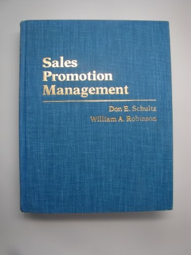 Sales promotion management by Don E. Schultz