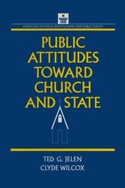 Cover of: Public attitudes toward church and state