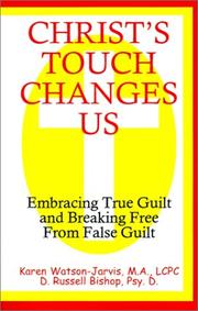 Front cover of Christ's Touch Changes Us by Karen Watson-Jarvis
