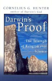 Darwin's proof by Cornelius G. Hunter