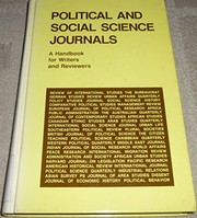 Cover of: Political and social science journals | 