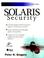 Cover of: Solaris Security