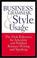 Cover of: Business Grammar, Style & Usage