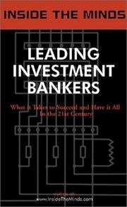 Leading Investment Bankers by Inside the Minds